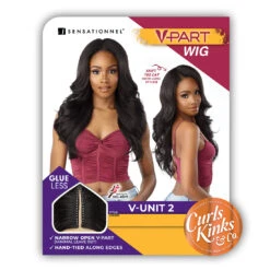 Sensationnel Curls Kinks & Co Synthetic Hair Glueless V Part Wig - V UNIT 2 -Loreal Store sensationnel curls kinks co synthetic hair glueless v part wig v unit 2 4