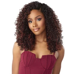 Sensationnel Curls Kinks & Co Synthetic Hair Glueless V Part Wig - V UNIT 5