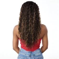 Sensationnel Curls Kinks & Co Synthetic Hair Glueless V Part Wig - V UNIT 7 8 Sensationnel Curls Kinks & Co Synthetic Hair Glueless V Part Wig - V UNIT 7 -Loreal Store sensationnel curls kinks co v part wig v unit 7 3