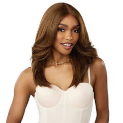 Sensationnel Glamzy Synthetic Hair Glueless HD Lace Parting Wig - ALONDRA