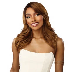Sensationnel Glamzy Synthetic Hair Glueless HD Lace Parting Wig - ZARIA