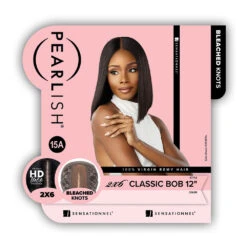 Sensationnel Pearlish 100% Virgn Remy Human Hair 2x6 Lace Wig - CLASSIC BOB 12 9 Sensationnel Pearlish 100% Virgn Remy Human Hair 2x6 Lace Wig - CLASSIC BOB 12 -Loreal Store sensationnel pearlish 100 virgn remy human hair 2x6 lace wig classic bob 12 4