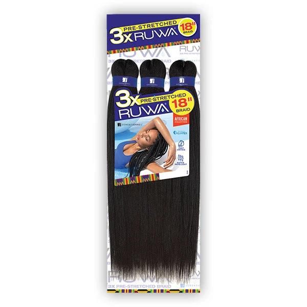 Sensationnel Synthetic Braid - 3X RUWA PRE STRETCHED BRAID 18 1 Sensationnel Synthetic Braid - 3X RUWA PRE STRETCHED BRAID 18