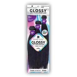 Shake N Go Glossy 100% Virgin Remy Human Hair Weave - STRAIGHT 121416