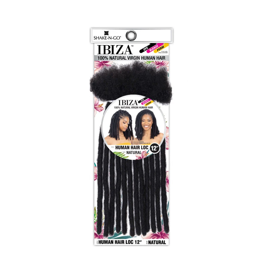 Shake N Go Ibiza 100% Natural Virgin Hair Braid - HUMAN HAIR LOC 12 1 Shake N Go Ibiza 100% Natural Virgin Hair Braid - HUMAN HAIR LOC 12