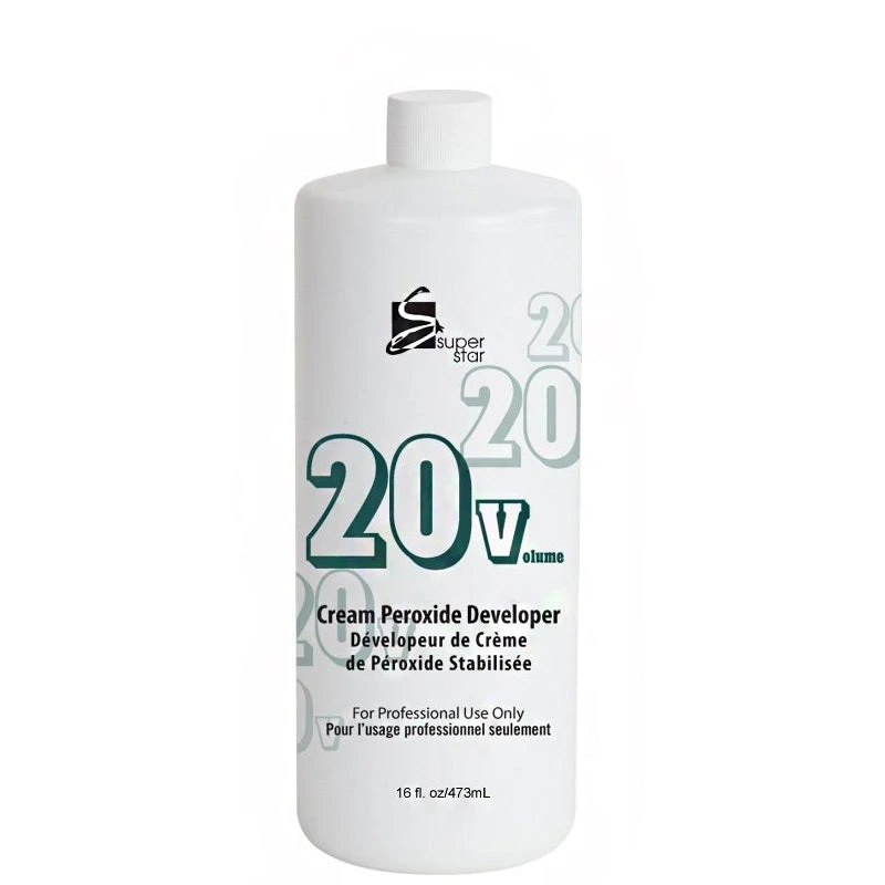 Super Star Cream Peroxide Developer - 20 Volume 16oz 1 Super Star Cream Peroxide Developer - 20 Volume 16oz