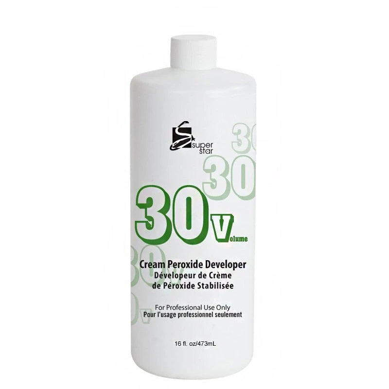 Super Star Cream Peroxide Developer - 30 Volume 16oz 1 Super Star Cream Peroxide Developer - 30 Volume 16oz