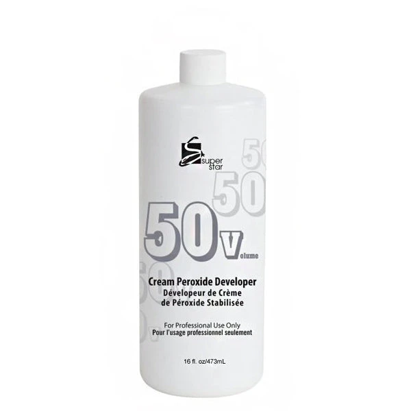 Super Star Cream Peroxide Developer - 50 Volume 16oz 1 Super Star Cream Peroxide Developer - 50 Volume 16oz