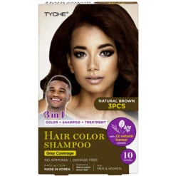 Tyche 3 In 1 Hair Color Shampoo 0.40oz X 3pcs -Loreal Store tyche 3 in 1 hair color shampoo 0 40oz x 3pcs 3