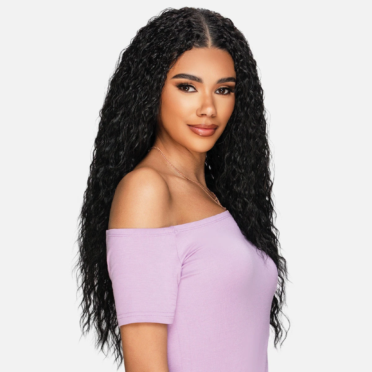Vivica A Fox Human Hair Blend V Part Wig - V RING 1 Vivica A Fox Human Hair Blend V Part Wig - V RING